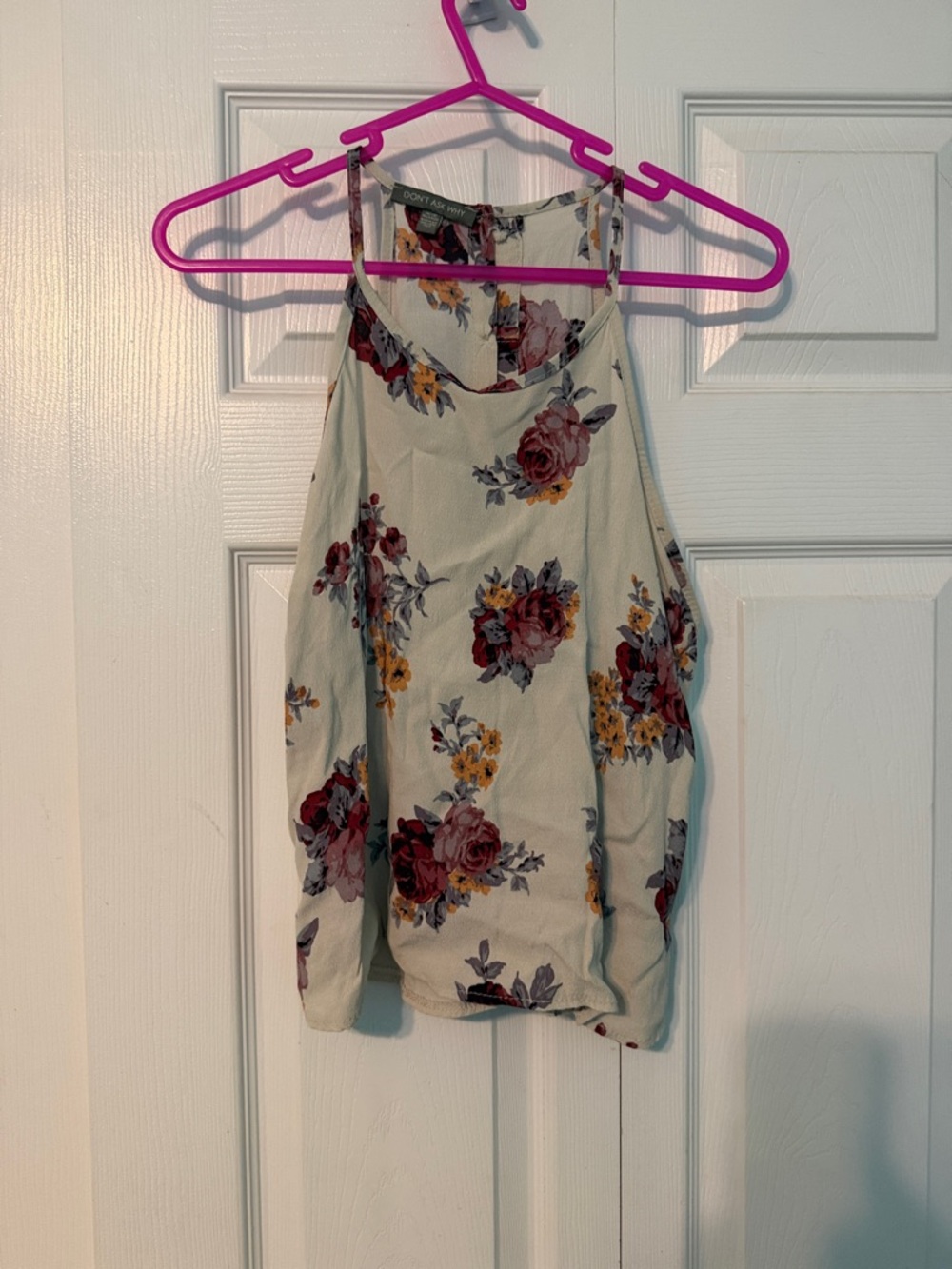 Floral Halter Tank Top